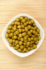 green peas in a bowl