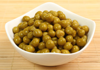 green peas in a bowl