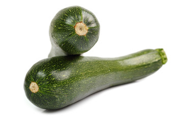zucchini isolated on white background