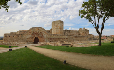 Zamora,Spain,9,2013;The castle is next to the cathedral.