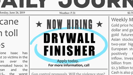 Drywall remodeler job