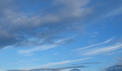 landscape blue sky and the clouds. beautiful​ blue​ sky​ and​ Cloud​y.​ landscape​ beautiful​ sky​ on​ rainy​ season.