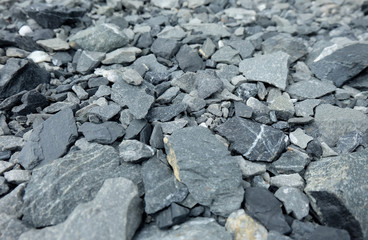 background​ from​ The​ gray​ stones​ floor, Closeup​ gray​ stones​ texture​ background.
