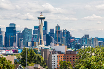 A view of Seattle from Kerry Park on Queen Anne Hill