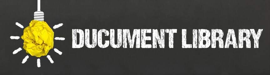 Fototapeta premium Document Library 