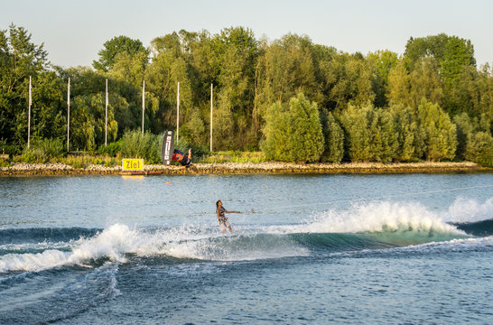 Wakeboard am F&uuml;hlinger See