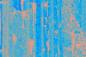 Obraz premium abstract coral and blue color texture background with copy space for design