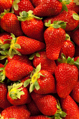 Group of strawberries,colseup,background