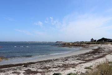 La côte sauvage - Littoral de la presqu'île de Quiberon - Département Morbihan - Bretagne - France