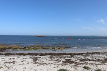 La côte sauvage - Littoral de la presqu'île de Quiberon - Département Morbihan - Bretagne - France