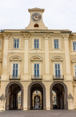 Italy, Portici, view of the Bourbon palace of the year 1800