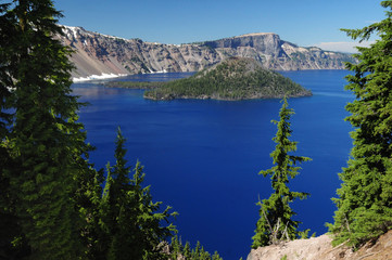 Crater Lake View From South Rim