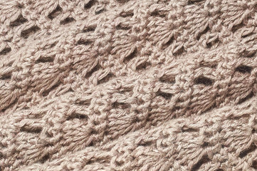 texture pattern of hand knitting large