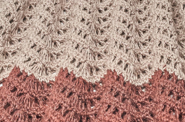 texture pattern of hand knitting large