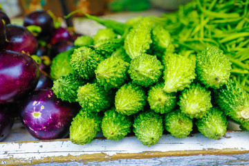 Fresh vegetable in Indian market