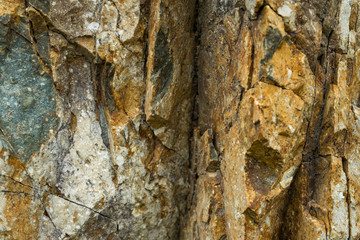  Background of granite. Texture of granite stone. Pattern of roughened surface. Texture of brown stone or rock with minerals