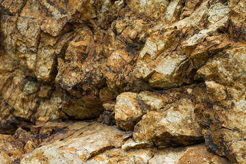 Background of granite. Texture of granite stone. Pattern of roughened surface. Texture of brown stone or rock with minerals