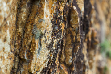  Background of granite. Texture of granite stone. Pattern of roughened surface. Texture of brown stone or rock with minerals