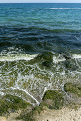 sea waves on a sunny day