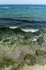 sea waves on a sunny day