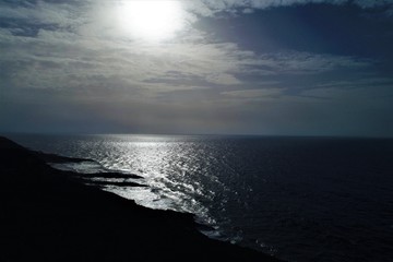 sunset from the Atlantic coast