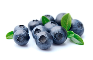 Sweet blueberries closeup.