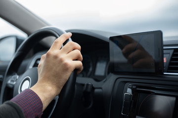 Modern gps navigation system for car