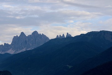 Panorama, Dolomites in South Tirol, Italy