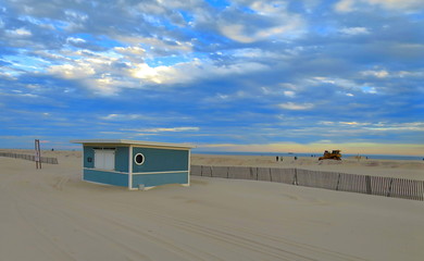 huts on beach