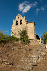 Fototapeta na wymiar Iglesia de San Martin del Rojo en Burgos