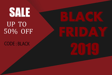 Black Friday Sale Banner Template.