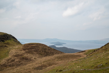 View to Loch Lomond from Conic Hill Scotland