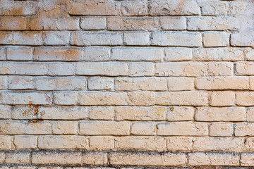 Natural grunge brick stucco concrete wall texture surface fragment