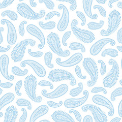 Naklejka premium Seamless pattern of beautiful vector paisley,