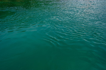 The beautiful sea and the beautiful mountains, the area for tourists to visit the beauty