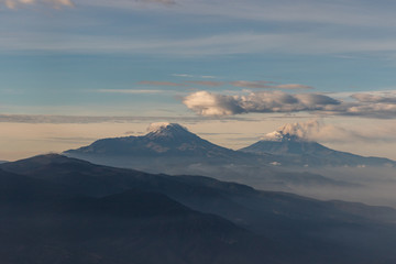 Mountains and vistas seen from the air from Mexico City to Monterrey.