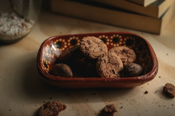 plato con galletas