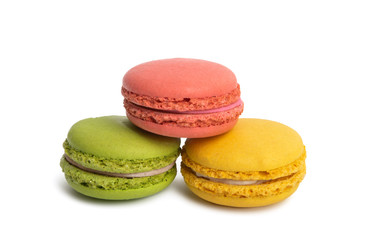 macaroons isolated