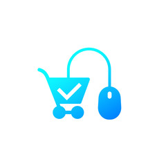 Obraz premium e-commerce icon, vector