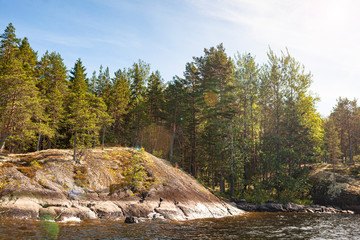 Fototapeta na wymiar Seenlandschaft in Finnland