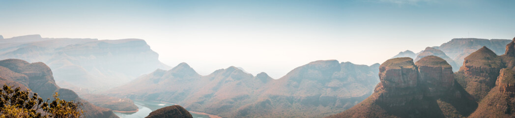 Blyde River Canyon South Africa National Park African wonder with 800 meters deep full with waterholes waterfalls and cascades its one of the biggest tourist attractions near Johannesburg