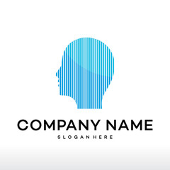 Creative idea logo template vector