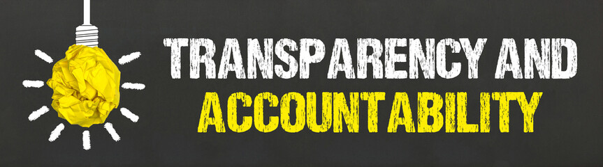 Transparency and Accountability 