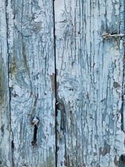 Old cracked paint on the wood.