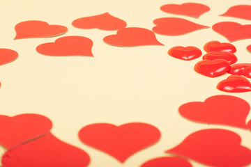 love red  hearts 