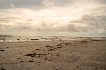 The wonderful smooth sand of Treasure Island beach Florida.