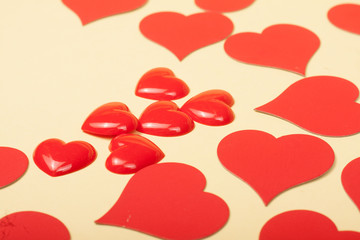 love red  hearts 