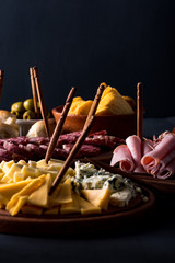 Table of cold cuts