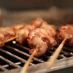 typical italian Skewers called arrosticini