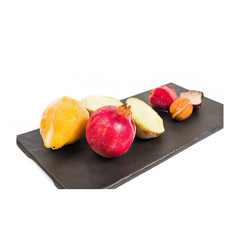 detail of fruit with inside ice cream